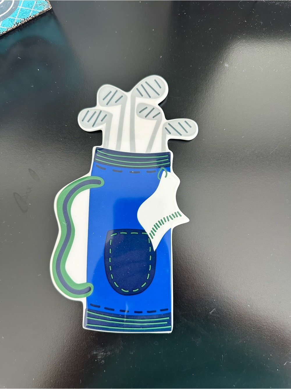 Coton Colors Happy Everything Blue and Green Golf Bag Large Attachment